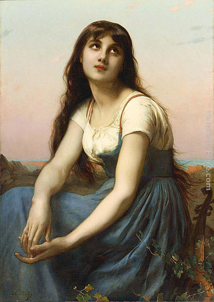 Etienne Adolphe Piot A Young Beauty